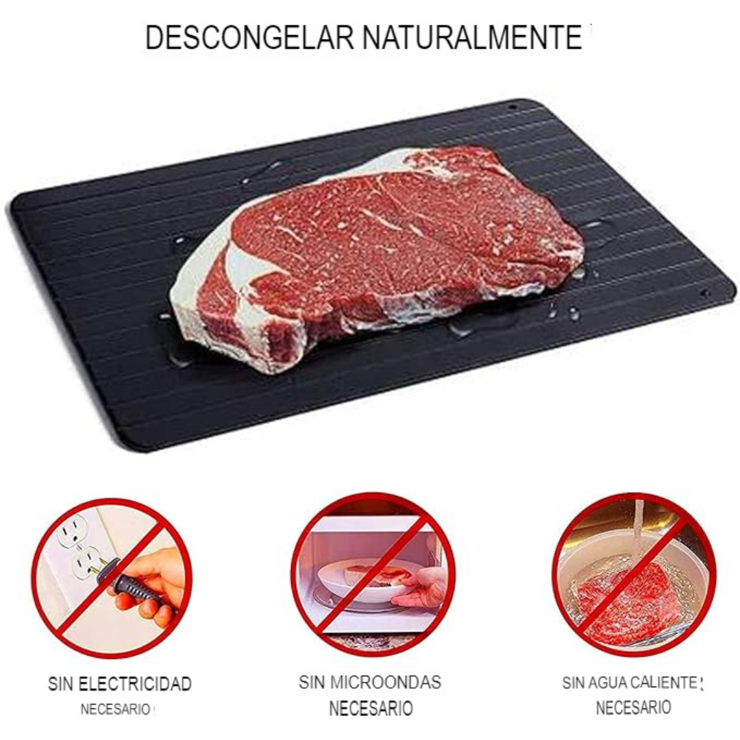 Tabla de descongelación para alimentos